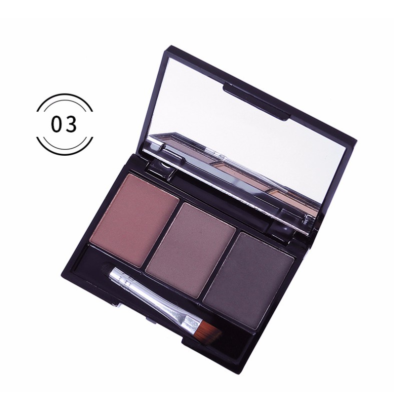 Phấn kẻ chân mày 3 ô chính hãng Lameila | BigBuy360 - bigbuy360.vn