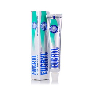 Kem đánh trắng răng Eucryl 62g của Anh (Hương bạc hà)