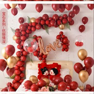 Set bóng bay trang trí đám cưới a58