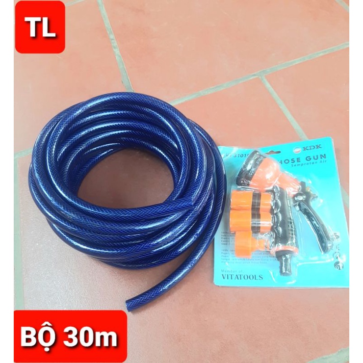 Vòi xịt rửa xe tăng áp lực 5 - 30m vòi tưới cây gia đình 7 chế độ phun ,lắp cho vòi nước nhà tiện dụng