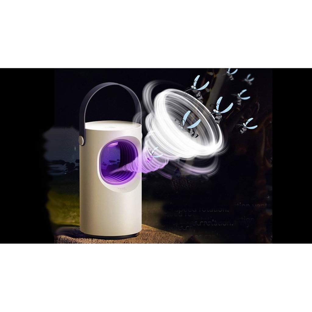 [ Sỉ - Lẻ ] Đèn bắt muỗi chính hãng Baseus Purple Vortex Usb Mosquito Lamp