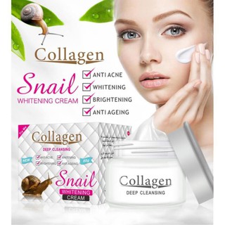 Kem Dưỡng Da Trắng Da Cao Cấp Collagen Snail Whitening Cream Chiết Xuất Ốc Sên-80g