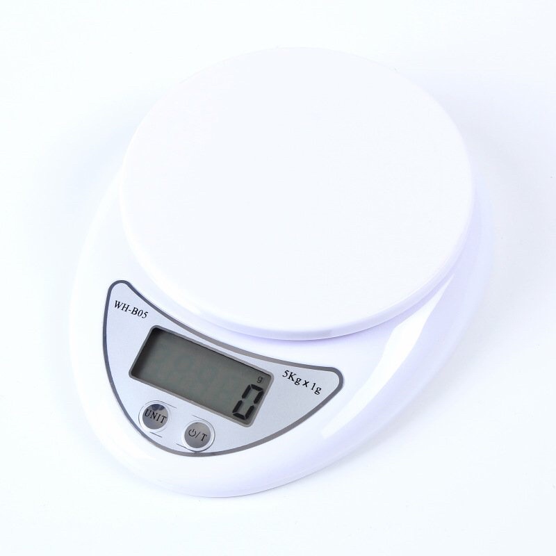 Cân tiểu ly,cân điện tử nhà bếp cân thực phẩm gia vị ăn dặm cho bé 5kg/1g - Haobaby2018