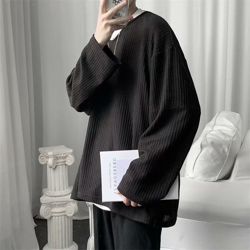 Áo Len Tay Dài Cổ Chữ V Dáng Rộng Thời Trang Sành Điệu Cho Nam Và Nữ