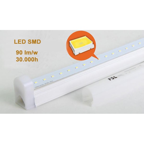 Bộ đèn tuýp led liên máng T5 - FSL hắt trần thạch cao, tủ kính, tủ tuần áo