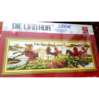 Tranh thêu MÃ ĐÁO THÀNH CÔNG- kích thước khủng-222574