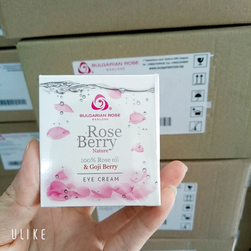 Kem dưỡng mắt chống lão hóa  chiết xuất từ hoa hồng và Q10 15ml - Bulgarian Rose Karlovo | BigBuy360 - bigbuy360.vn