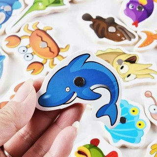 [Free ship] Bộ câu cá gỗ