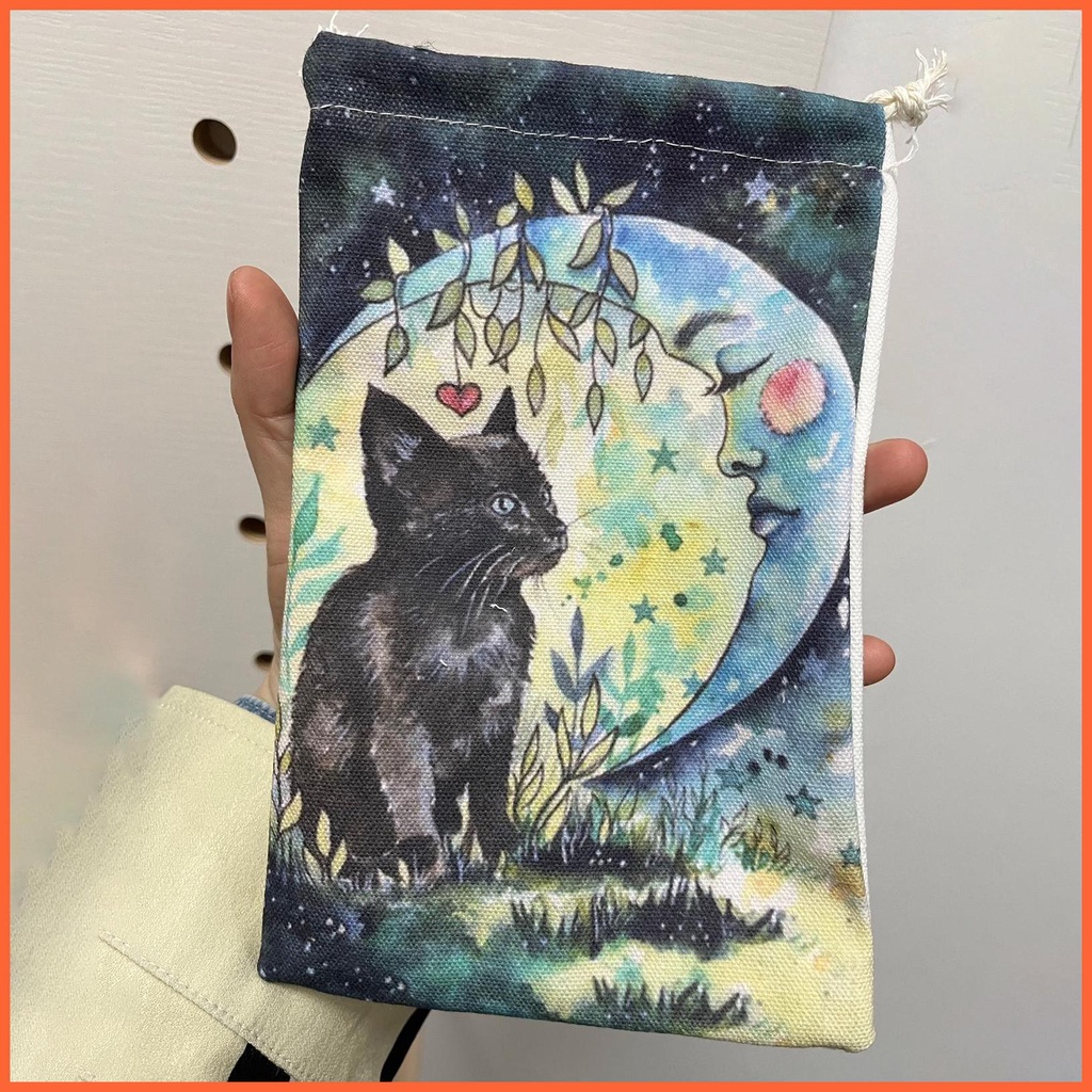 Túi Nhung Dây Rút Đựng Thẻ Bài Tarot Tiện Dụng