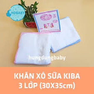Bao gía set 10khăn sô sữa 3 lớp kiba