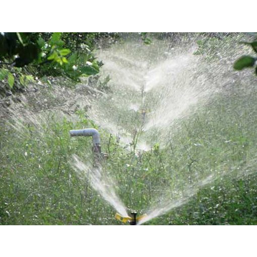 Béc phun mưa cánh đập 27mm - hàng nhập - trục inox xoay 360 - 2 tia phun