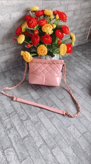 Túi đeo chéo nữ da mềm đế cứng
