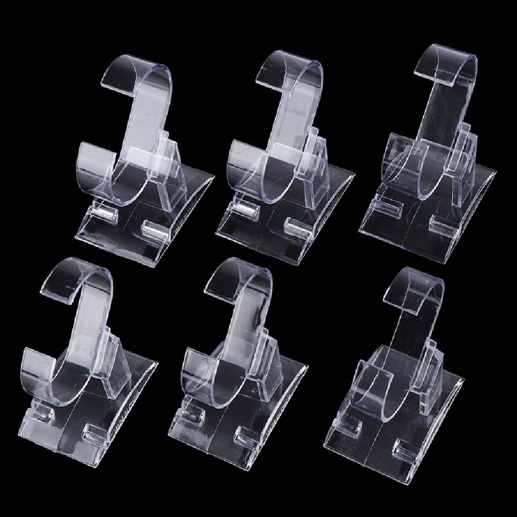 [ZVPT] 3Pcs Clear acrylic watch display holder stand rack showcase tool transparent DSF