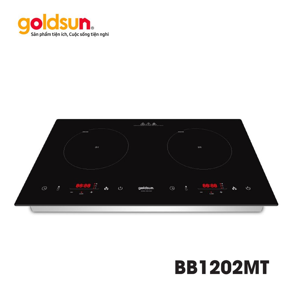 [GOLDSUN VIỆT NAM] 👩‍🍳👩‍🍳👩‍🍳 BẾP ĐIỆN TỪ ĐÔI ❤️ 3500W GOLDSUN BB1202MT ❤️