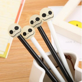 B68 bút skellington bút cute bút dễ thương viết gel