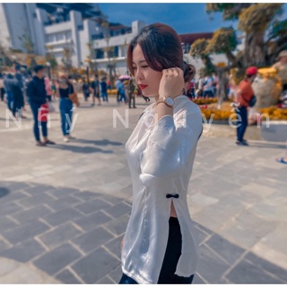 Đồ Lam Đi Chùa Vải Lụa Cao Cấp