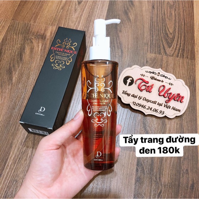 Tẩy trang đường đen daycell