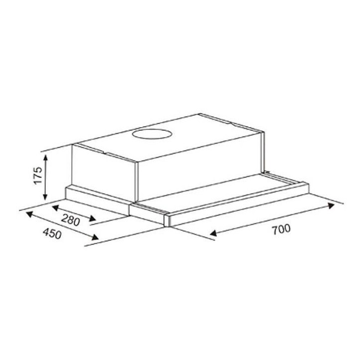 Máy hút mùi âm tủ 60cm Canzy CZ 6002 SYP