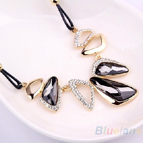 Hàng Có Sẵn! Cỡ LớnDây Chuyền Hợp Kim Nhôm Thiết Kế Hình Học Bất Đối Xứng Phong Cách Hàn Quốc Thời Trang Cho Nữ