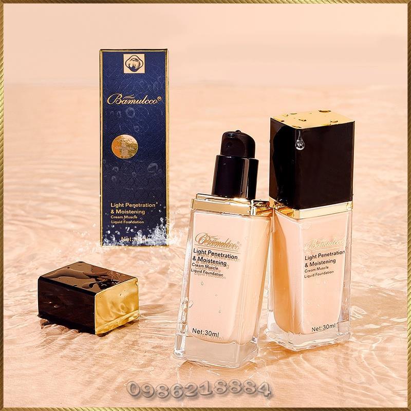 Kem nền che khuyết Bamulcco Liquid Foundation kiểm soát dầu chống thấm lâu trôi B0900