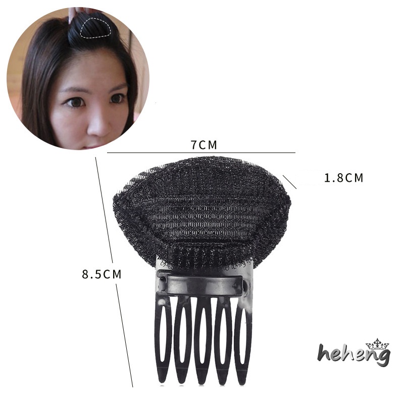 Set 2 Đệm Tóc Phồng Vô Hình 7X8.5X1.8Cm Bền Lâu Gọn Nhẹ Cho Nữ