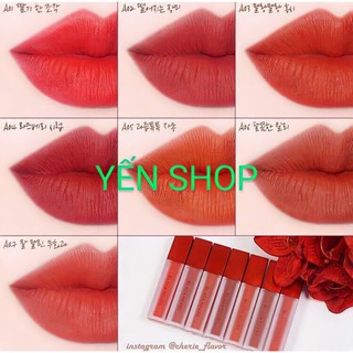 [Đủ 12 màu] Son kem lì Black Rouge ver 1+ 2