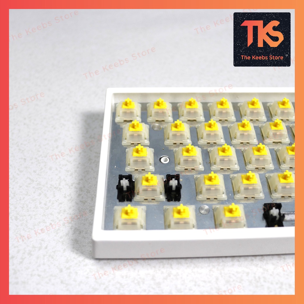 Switch Gateron Milky Yellow Pro 5 Pin | công tắc bàn phím cơ | TKS | BigBuy360 - bigbuy360.vn