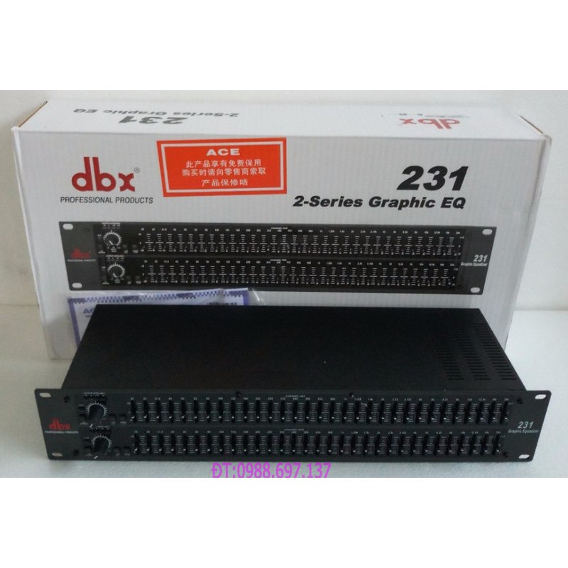 lọc xì equalizer dbx 231 - lọc âm karaoke dbx 231