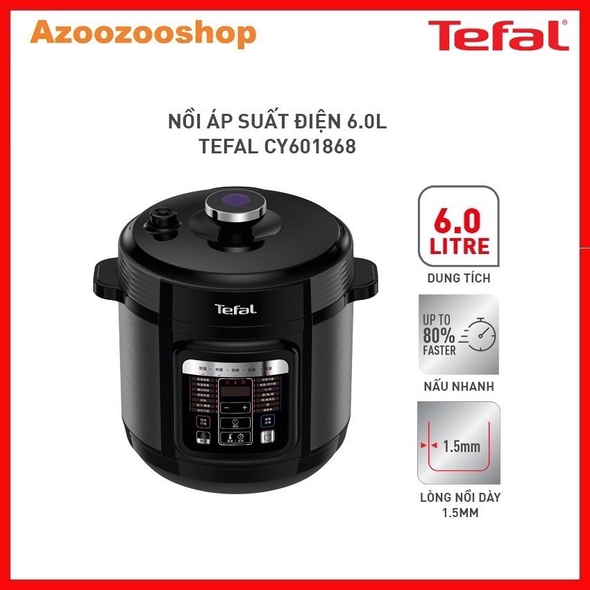 Nồi áp suất điện Tefal Home Chef 6.0L CY601868