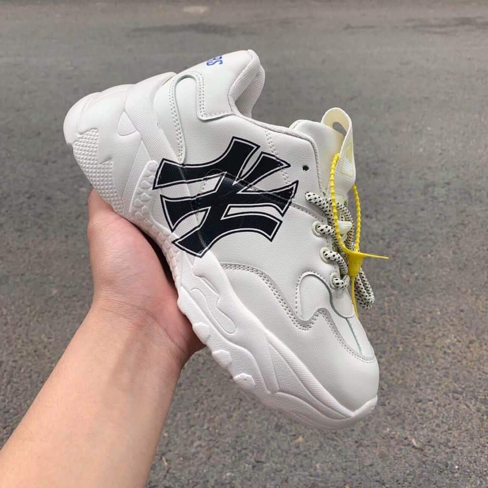 [Xả Kho] giày sneaker 𝐌𝐋𝐁 NY Vàng nam nữ full box, Giày 𝐌𝐋𝐁 NY, Giày Thể Thao Tăng Chiều Cao 𝐌𝐋𝐁 NY Vàng Hot Nhất 2021