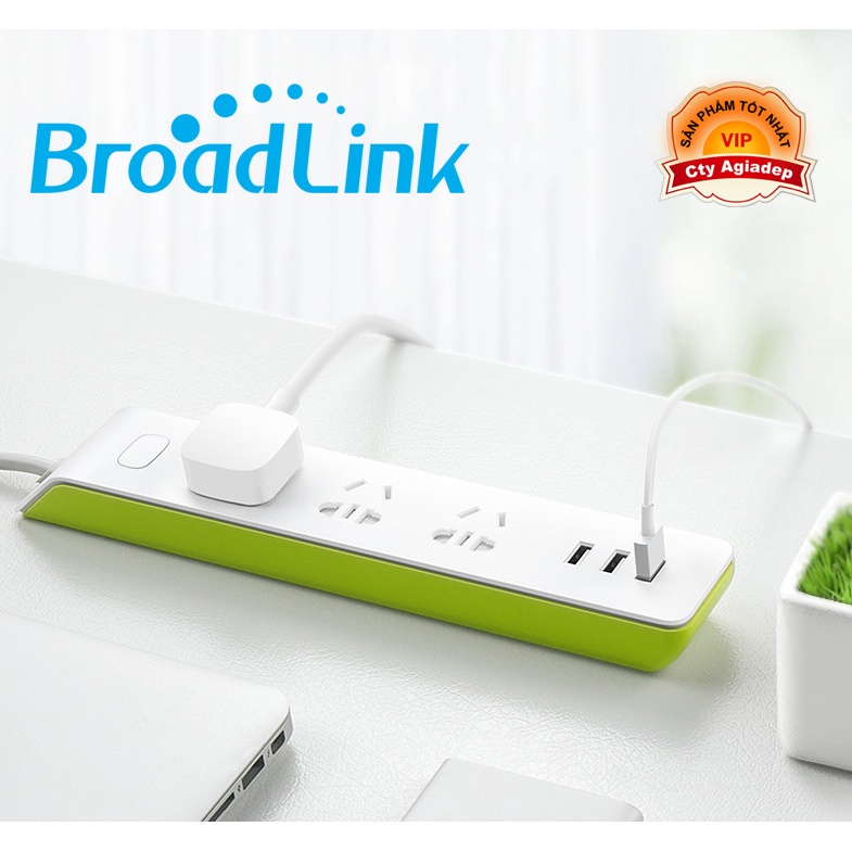 Ổ điện thông minh Broadlink MP2 điều khiển bật tắt từ xa qua wifi internet (Ổ dài gồm nhiều ổ)