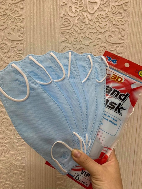 Khẩu trang landmask 4 lớp, 6 chiếc/túi (Vip đỏ) | BigBuy360 - bigbuy360.vn