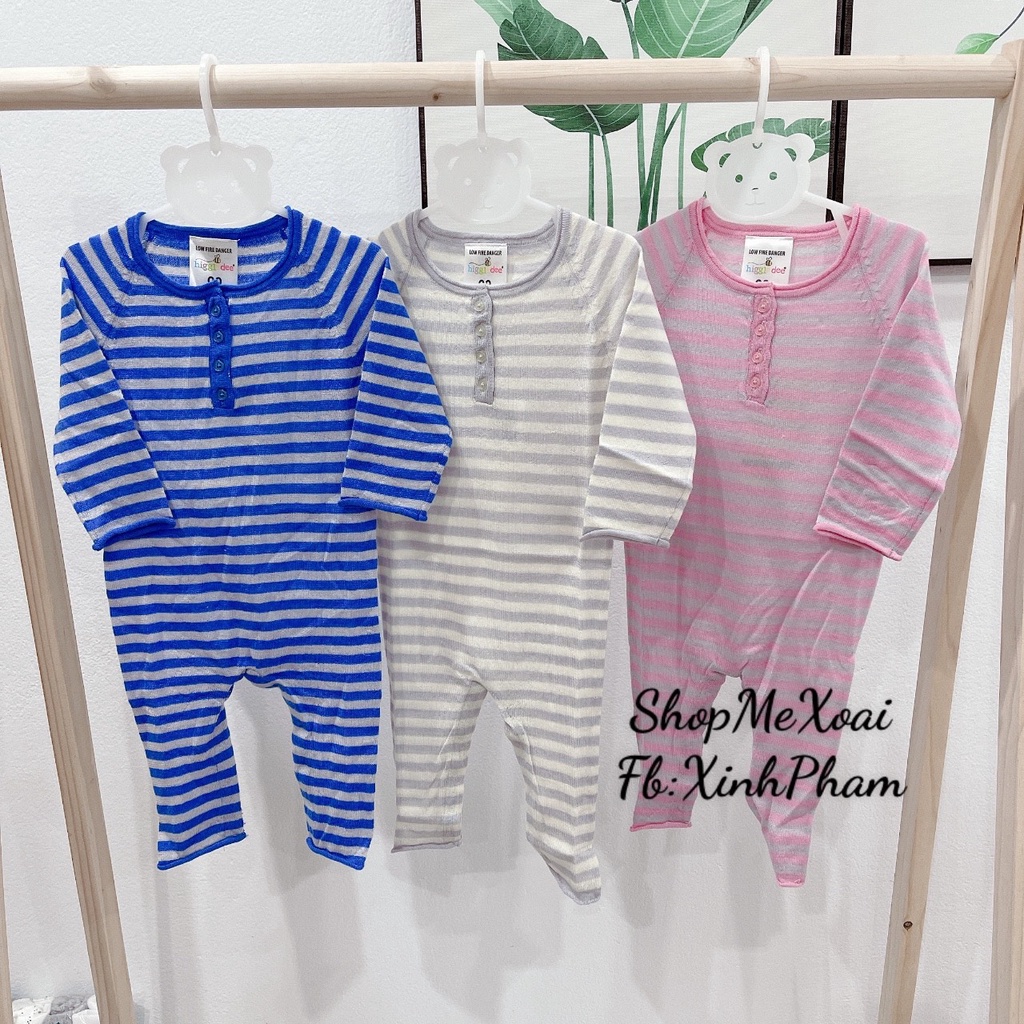 [Size 6M] [Chọn mẫu 1] BỘ LIỀN THÂN VẢI Nỉ cho bé xuất dư xịn size 6M(5-7kg)