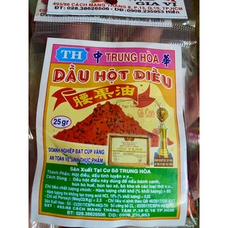 Dầu hạt điều gói 25g
