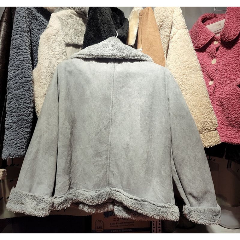 ÁO KHOÁC DA LỘN LÔNG SI TUYỂN HOT SALE