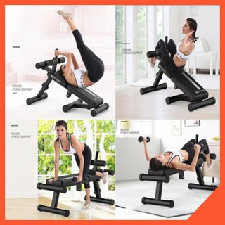 Ghế Tập cơ bụng đa năng gấp gọn tiện lợi- Ghế tập tạ mẫu vuông mới nhất
