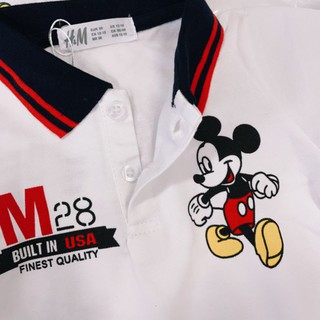 Áo thun polo mickey HM cho bé trai
