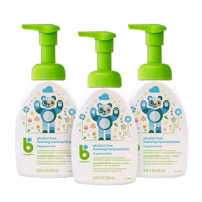 Nước rửa tay khô babyganic 250ml | BigBuy360 - bigbuy360.vn