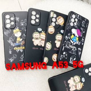 Ốp lưng Samsung A53 5G dẻo đen in hình siêu dễ thương bảo vệ camera