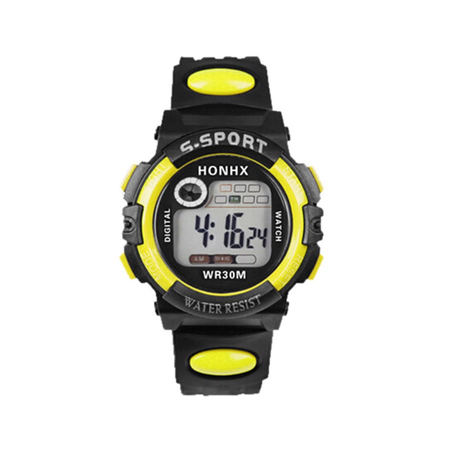 Đồng hồ Unisex LED điện tử dây đeo nhựa thể thao | BigBuy360 - bigbuy360.vn