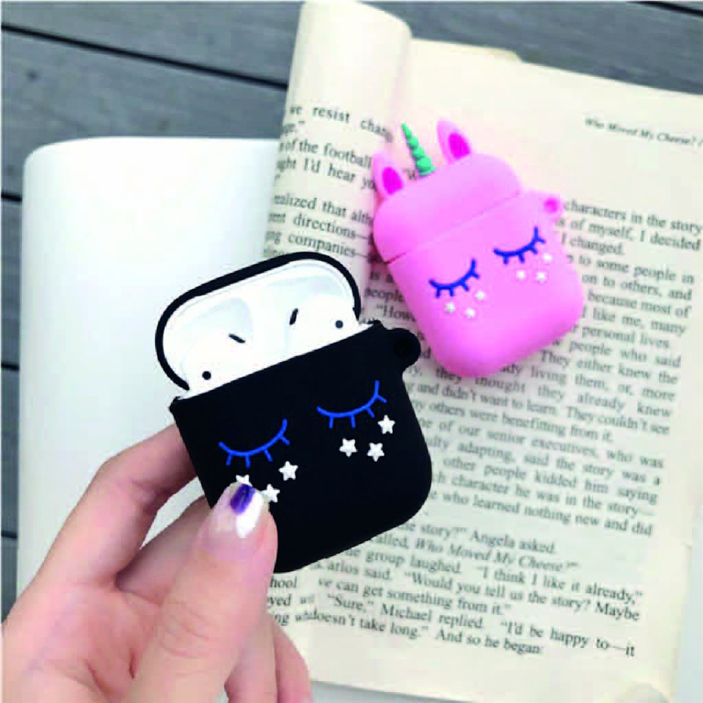 Airpods Case ⚡ Freeship ⚡Airpods Case Silicon 6 mẫu Case Tai Nghe Không Dây Airpods 1/2/i12 - Tuấn Case 75