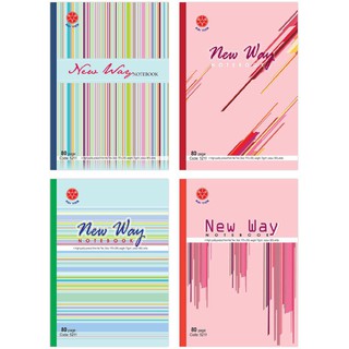 [GIÁ SỈ 7k/Q] 20 Quyển Vở kẻ ngang New way 80 trang,120 trang Hải Tiến