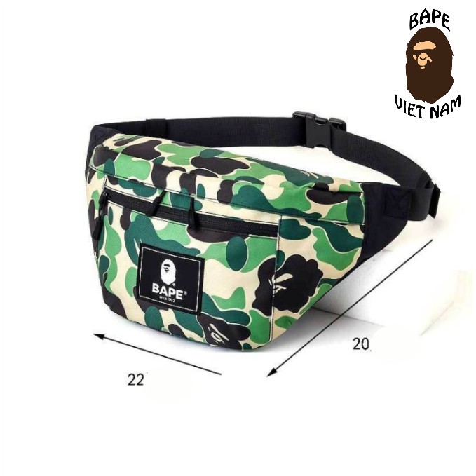 [FREESHIP] Túi đeo chéo Bape Camo Green 2021 - BAPE 2021 SPRING SUMMER MOOK MAGAZINE SHOULDER BAG Bape VN