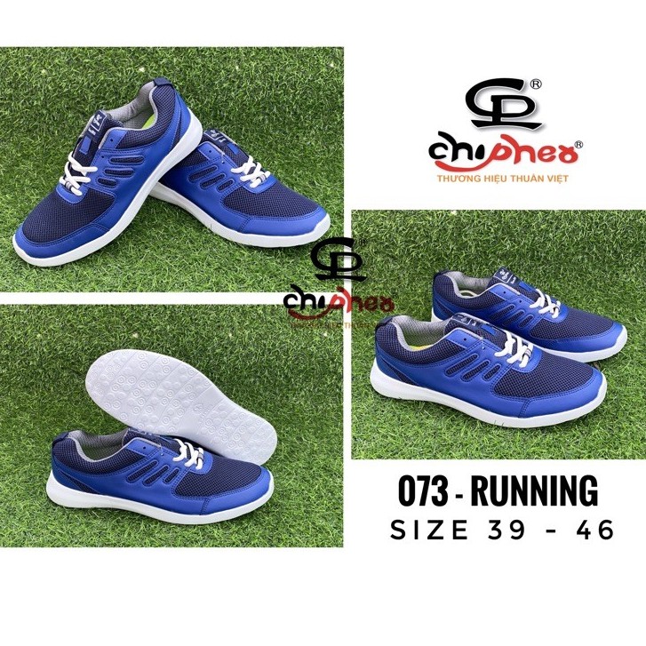 Giày chạy bộ Chí Phèo cho nam và nữ CP 073 đế mềm êm chân vải dệt thoáng khí