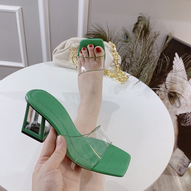 ❄️♥️♥️HÀNG CÓ SẴN ♥️♥️❄️GUỐC MIKA GÓT VUÔNG 7cm