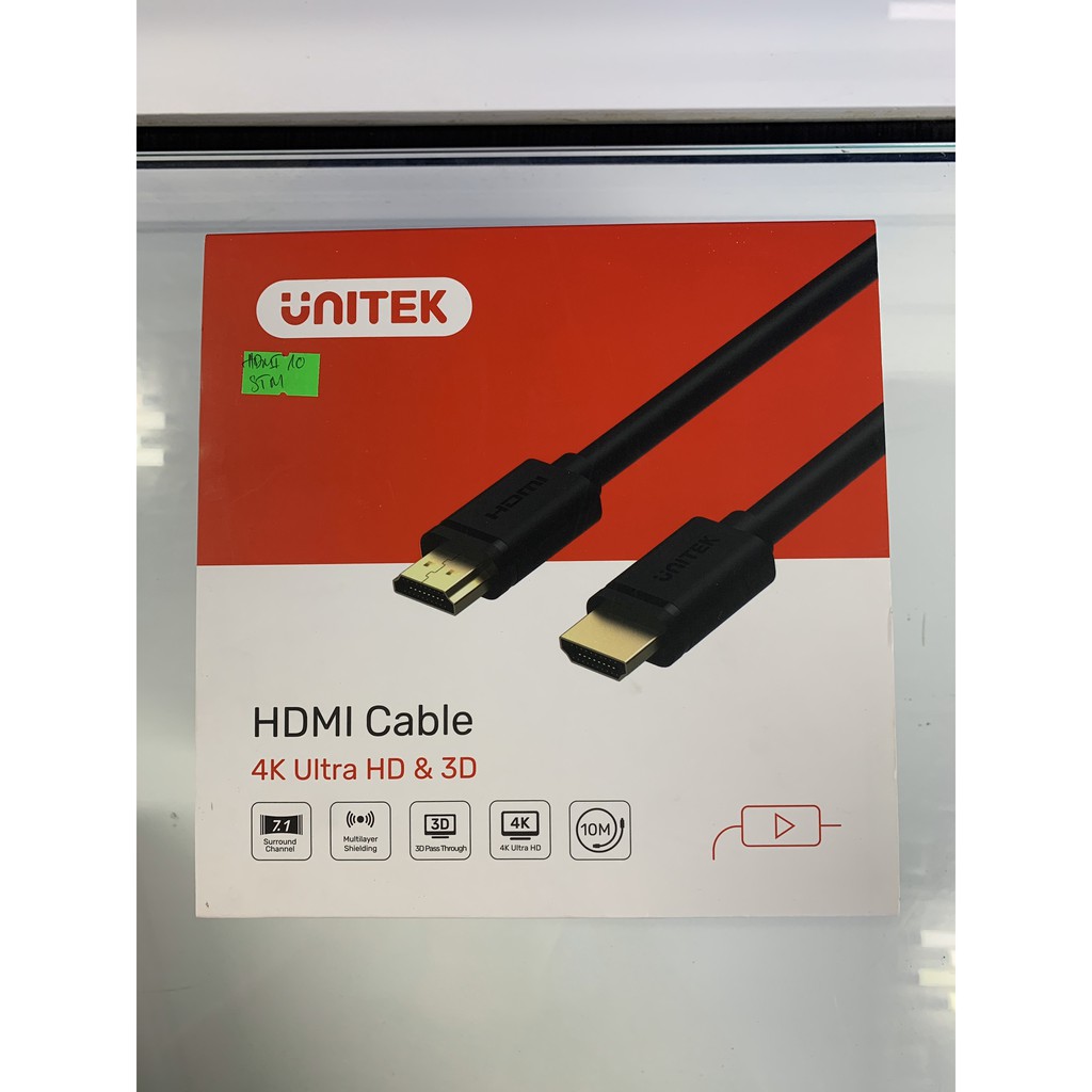 Cáp HDMI 10m Unitek Y-C142M