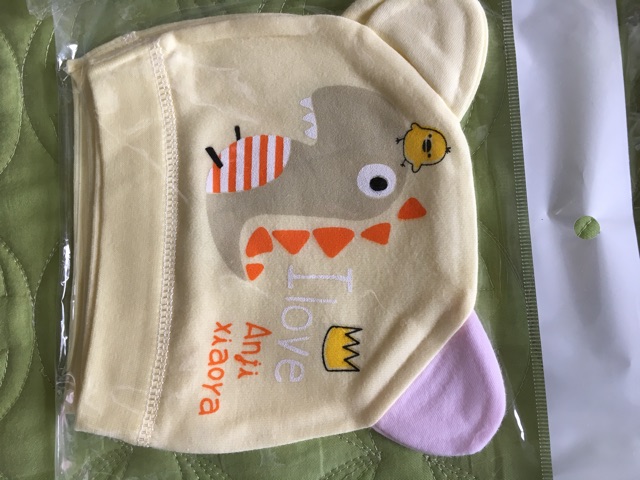 Mũ sơ sinh cotton tai thỏ