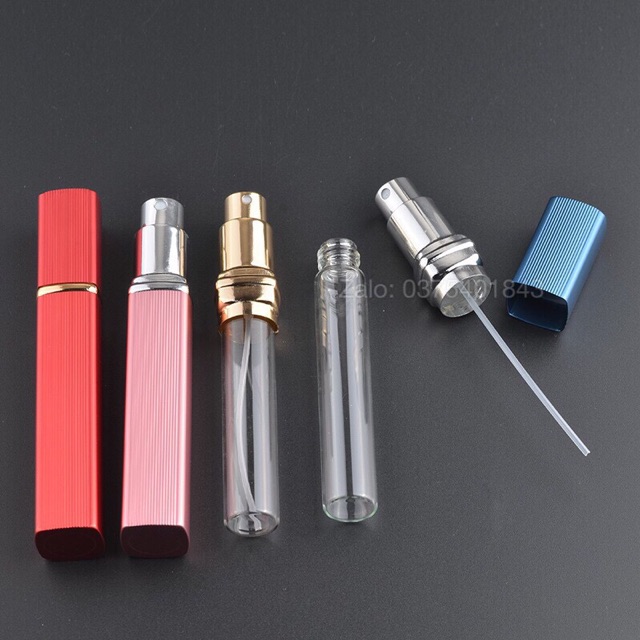 Chai chiết nước hoa (sọc thẳng, 12ml, có chọn màu)