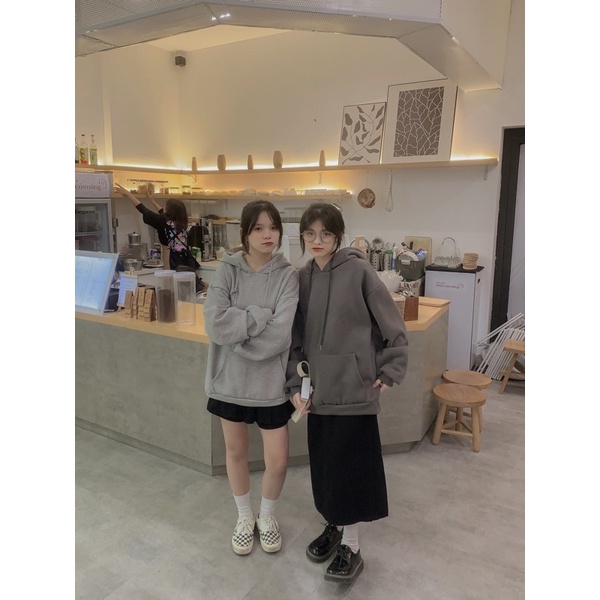 [QC LOẠI 1] Áo hoodie trơn basic màu pastel unisex freesize dày dặn  Áo hoodie trơn freesize