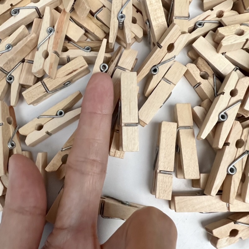Set 10 Kẹp Gỗ 3,5cm